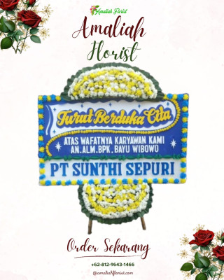 Papan Bunga Duka di Sabak Auh